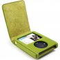 BASIC GREEN Flip Cover Belt Clip Case for Apple iPod Nano (3rd Gen)