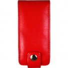 Leather Pouch Case for Microsoft Zune 4GB / 8GB - Red