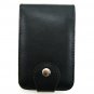 Vertical Leather Flip Cover Pouch Case for Creative Zen Vision M - Black