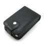 Vertical Leather Flip Cover Pouch Case for Creative Zen Vision M - Black