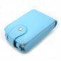 Vertical Leather Flip Cover Pouch Case for Creative Zen Vision M - Blue
