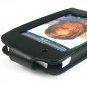 Leather Kickstand Carrying Protection Case Cover for Apple iTouch MP3 Music Video Player - Black