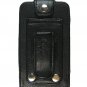 Leather Kickstand Carrying Protection Case Cover for Apple iTouch MP3 Music Video Player - Black