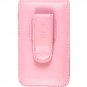 Leather Flip Cover FOLIO Carrying Case for Apple iTouch MP3 Music Video Player - PINK