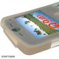 Soft Rubber Silicone Skin Cover Case for Motorola Q9m Cell Phone - Gray