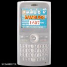 Soft Rubber Silicone Skin Cover Case for Samsung BlackJack i607 - WHITE