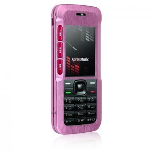 Hard Aluminum Shield Protector Case for Nokia 5310 Cell Phone - Hot Pink
