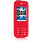 Silicone Skin Cover Case for Nokia 5310 Cell Phone - Red