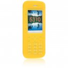 Silicone Skin Cover Case for Nokia 5310 Cell Phone - Yellow
