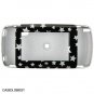 BLACK & SILVER Stars Shield Protector Case w/ Belt Clip for Sidekick LX