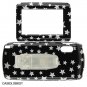 BLACK & SILVER Stars Shield Protector Case w/ Belt Clip for Sidekick LX