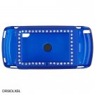 BLUE Diamond Bling Rubber Case for Sidekick LX