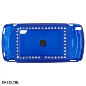 BLUE Diamond Bling Rubber Case for Sidekick LX