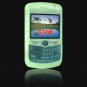 Soft Silicone Skin Cover Case for BlackBerry Curve 8300 - Green