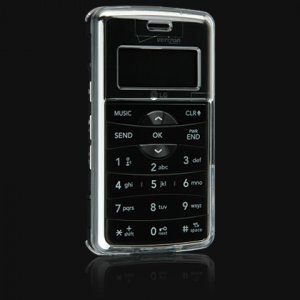 Crystal Shield Protector Case for LG VX9100 enV2 - Transparent
