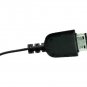 Rubberized Retractable Plug in Car Charger for Samsung BlackJack II