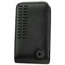 Black Bergamo Case with Removable Spring Belt Clip for Samsung Instinct M800