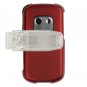 Hard Plastic Shield Protector Faceplate Case w/ Belt Clip for Palm Treo 800w - RED