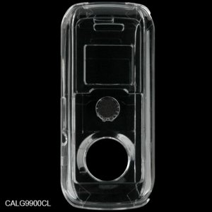 Crystal Hard Shell Shield Protector Case with Belt Clip for LG enV VX9900 - Clear