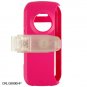 Crystal Hard Shell Shield Protector Case with Belt Clip for LG enV VX9900 - Pink