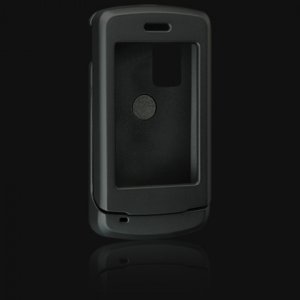 Hard Plastic Protector Case for LG AX830 - Black