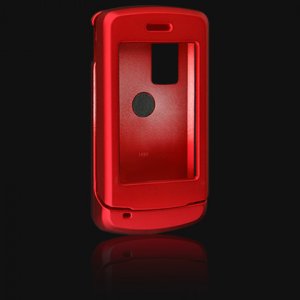 Hard Plastic Protector Case for LG AX830 - Red