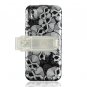Hard Plastic Shield Protector Faceplate Case for Samsung Instinct M800 - BLACK SKULLS