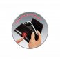 BLACK Omega Leather Case w/ Removable Spring Clip for Palm Centro