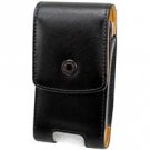 BLACK Vertical Noble Leather Case for Palm Centro