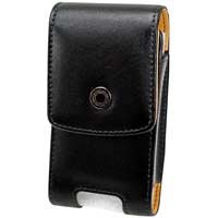 BLACK Vertical Noble Leather Case for Palm Centro