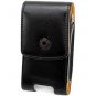 BLACK Vertical Noble Leather Case for Palm Centro