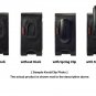 BLACK Vertical Noble Leather Case for Palm Centro