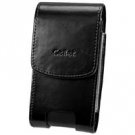 BLACK Vertical Omega Leather Case for Palm Centro