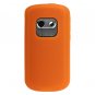 Full View Soft Silicone Skin Cover Rubber Case for Palm Treo 800W - ORANGE
