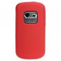 Full View Soft Silicone Skin Cover Rubber Case for Palm Treo 800W - RED