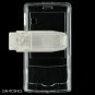 Clear Plastic Shell Shield Protector Case for HTC / T-Mobile Shadow - Redwood