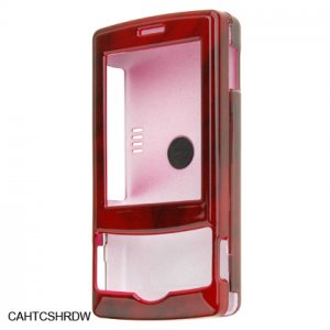 Crystal Hard Shell Shield Protector Case for HTC / T-Mobile Shadow - Redwood