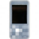 Soft Rubber Silicone Skin Cover Case w/ Belt Clip for Creative Zen Mosaic Mp3 Music Player - WHITE