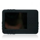 Soft Rubber Silicone Skin Cover Case w/ Belt Clip for Creative Zen X-Fi Mp3 Music Player - BLACK