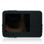 Soft Rubber Silicone Skin Cover Case w/ Belt Clip for Creative Zen X-Fi Mp3 Music Player - BLACK