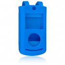 Silicone Skin Cover Case for LG VX8560 Cell Phone - Blue
