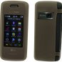 Soft Jelly Silicone Rubber Case for LG Voyager VX10000 Cell Phone - GRAY