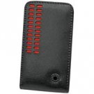 Black & Red Bergamo Case with Removable Spring Belt Clip for Samsung Instinct M800