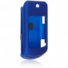 Hard Plastic Shield Protector Faceplate Case w/ Belt Clip for Motorola W755 - BLUE