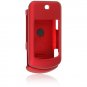 Hard Plastic Shield Protector Faceplate Case w/ Belt Clip for Motorola W755 - RED