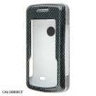 Crystal Shield Protector Case for LG VENUS VX8800 - Black Carbon Fiber