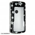 Crystal Shield Protector Case for LG VENUS VX8800 - Black Stars