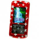 LG Venus VX-8800 Red Proguard with Stars