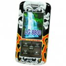LG Venus VX-8800 with Skull & Fire Proguard Shield Protector Case