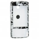 Hard Plastic Shield Protector Faceplate Case for HTC Touch Diamond CDMA - BLACK SKULLS